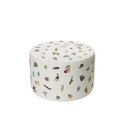 Rabbit Pouf M in collaboration with Fiorucci